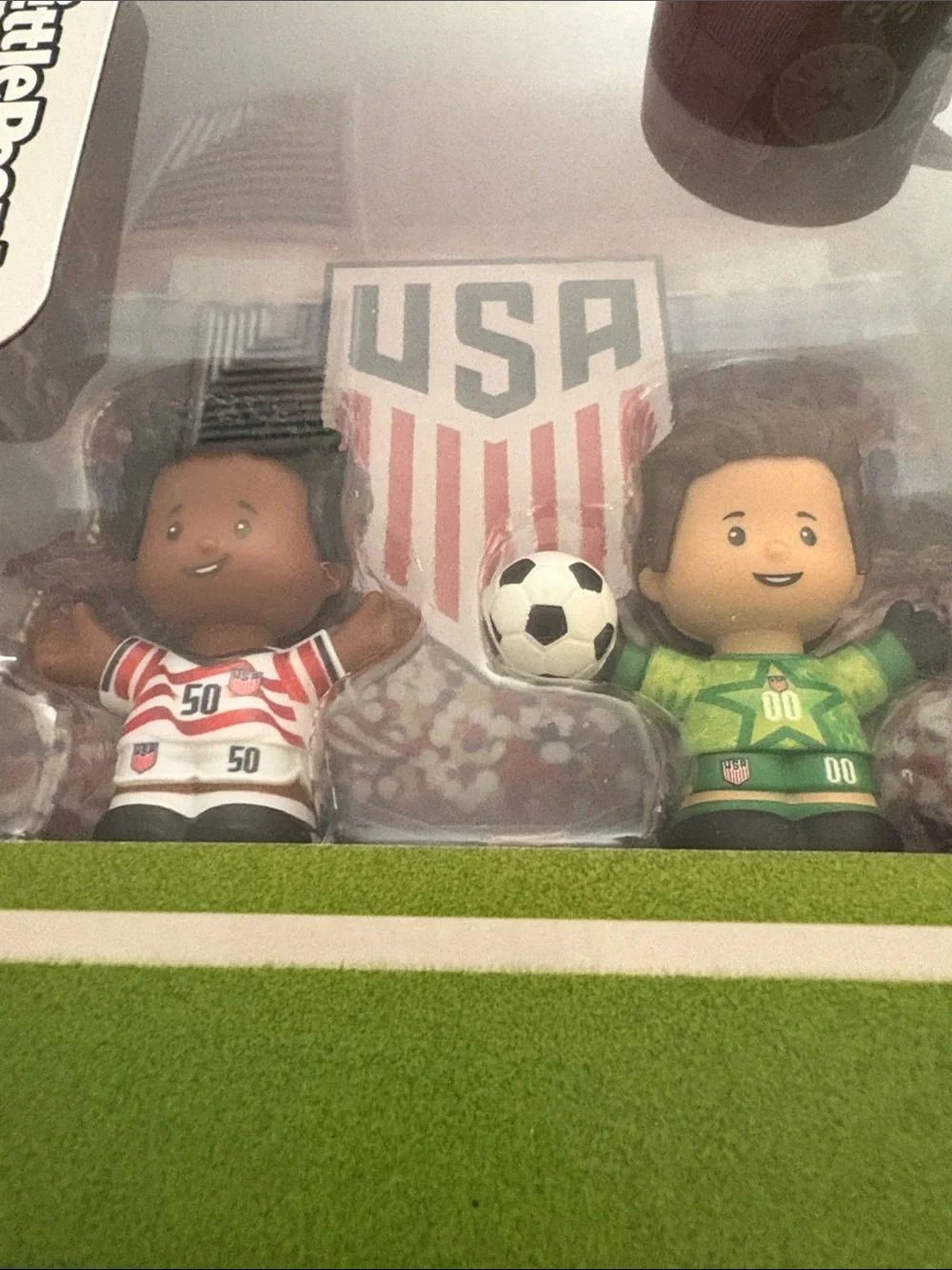 Two USA Soccer Little People Set